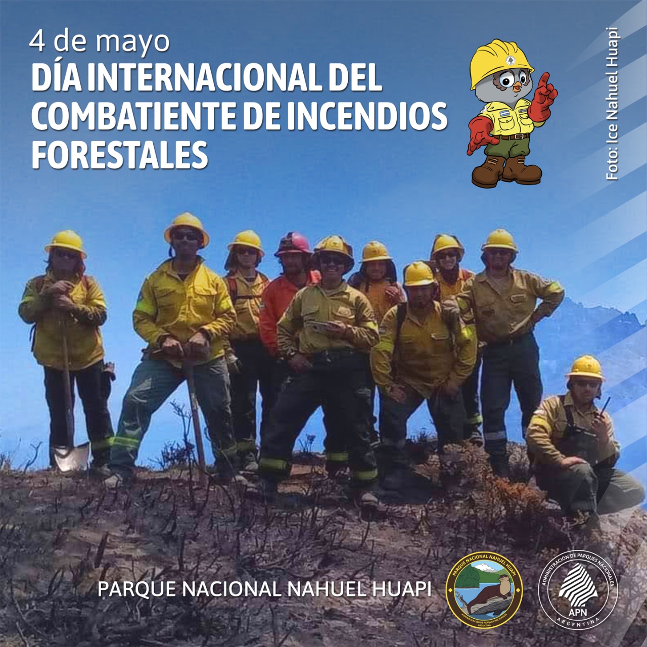 4 de mayo Día Internacional del Combatiente de Incendios Forestales